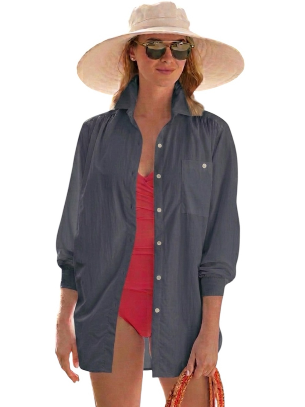 Solumbra Womenโs Big Shirt In Black